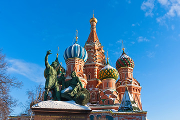 Image showing Saint Basil Cathedral  in Moscow