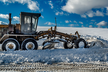 Image showing Snow grader