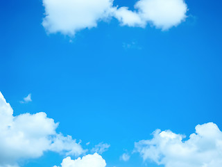 Image showing blue sky background