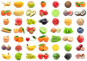 Image showing Fruits and Vegetables