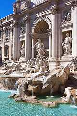 Image showing Fountain di Trevi