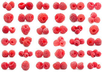 Image showing Raspberries