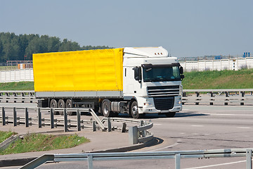 Image showing Truck on highway