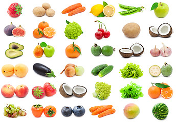 Image showing Fruits and Vegetables