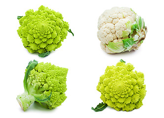 Image showing Cauliflower and broccoli