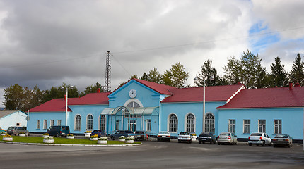 Image showing Station Square in Apatity. North of Russia