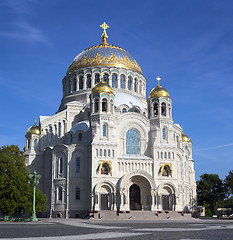 Image showing Naval Cathedral in Kronstadt Saint-petersburg