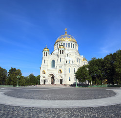 Image showing Naval Cathedral in Kronstadt Saint-petersburg