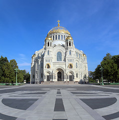 Image showing Naval Cathedral in Kronstadt Saint-petersburg