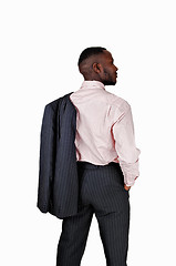 Image showing Black man from the back.