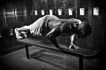 Image showing Locker Room Push Ups