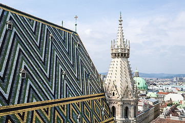 Image showing Stephansdom, St. Stephan's Cathedral, Vienna.