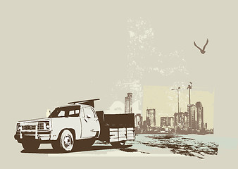 Image showing vintage  truck