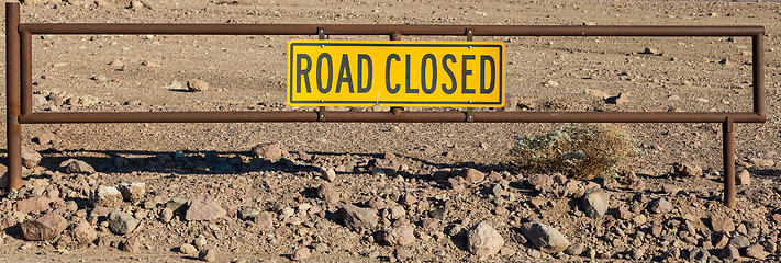 Image showing Road Closed