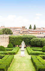 Image showing Italian garden