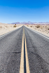 Image showing Road in the desert