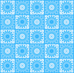 Image showing Background with abstract blue pattern