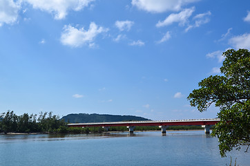 Image showing Red Bridge