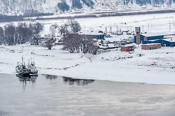 Image showing Fish breeding plant