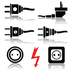 Image showing plugs and sockets