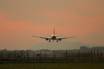 Image showing Plane Landing