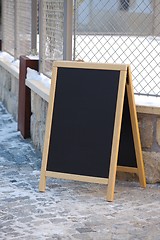 Image showing Menu board