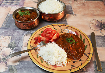Image showing Madras beef curry 3