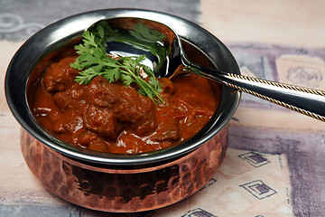 Image showing Madras butter beef curry