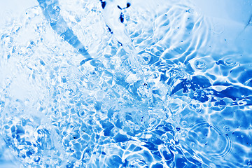 Image showing Blue water