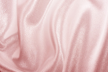 Image showing Pink silk