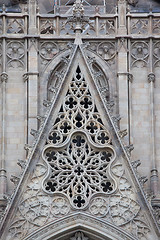 Image showing Gothic Cathedral in Barcelona