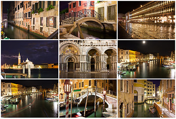 Image showing Night in Venice