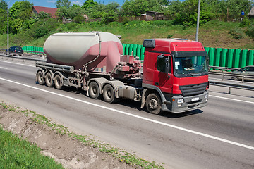 Image showing Truck on highway