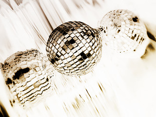 Image showing White Disco globe