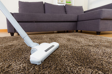 Image showing Vacuum cleaner on carpet 