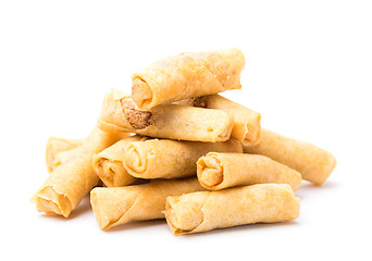 Image showing Chinese prawn spring roll