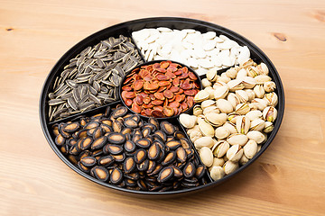 Image showing Snack tray for Lunar new year