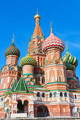 Image showing Saint Basil Cathedral  in Moscow