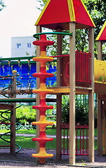 Image showing city children's Playground in the Park