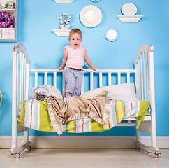 Image showing Baby on the bed