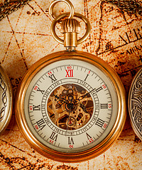 Image showing Vintage pocket watch