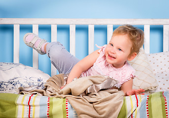 Image showing Baby on the bed