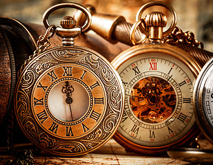 Image showing Vintage pocket watch