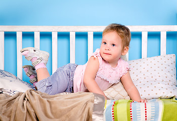 Image showing Baby on the bed