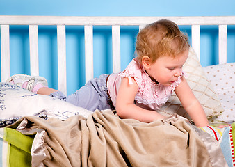 Image showing Baby on the bed