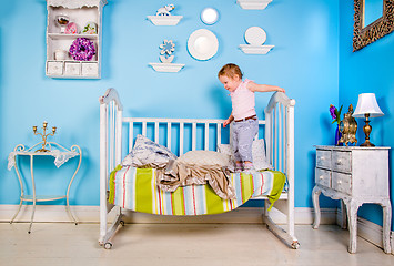 Image showing Baby on the bed