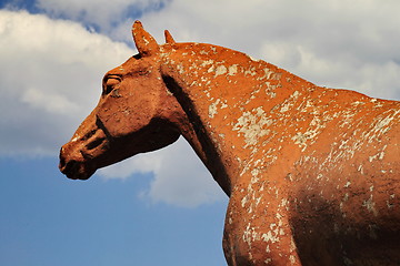 Image showing statue of a horse