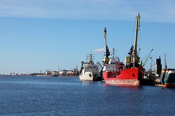 Image showing Industrial dock