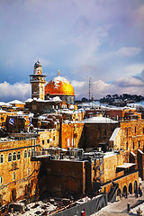 Image showing Dome of the Rock mosque in Jerusalem