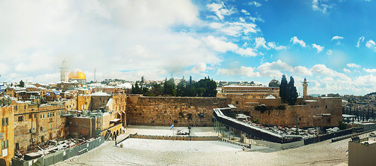 Image showing The Western Wall in Jerusalem, Israel